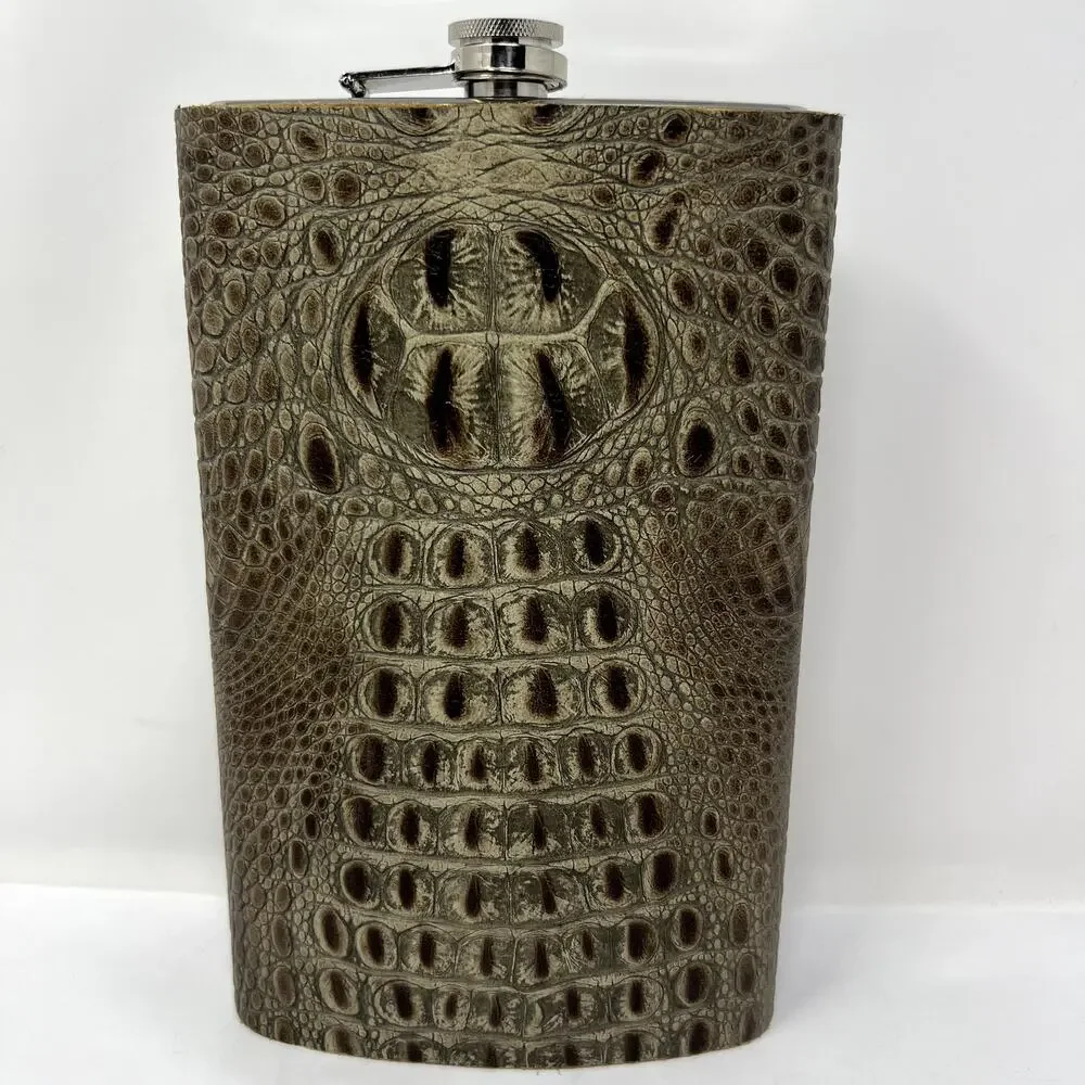 64oz Stainless Steel 11 Inches Tall Flask Alcohol Liquor Storage Fuel Gag Gift